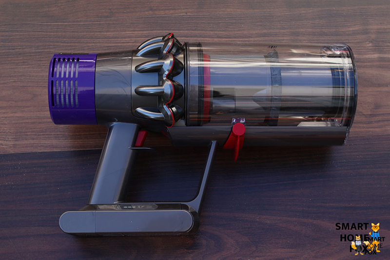 The power unit of the Dyson V10 in a new design